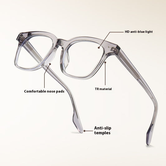 Large Frame TR90 Glasses Myopia Degrees