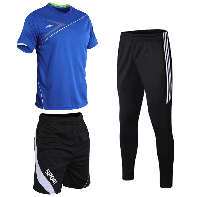 Casual Half Sleeve T-shirt Three-piece Sportswear