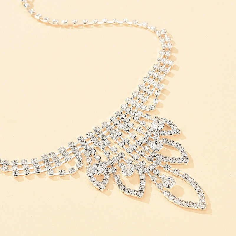 Fashionable Bridal Jewelry Set Simple Necklace