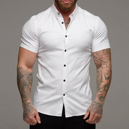 Lapel Shirt Stretch Thin Solid Color Athleisure Cardigan
