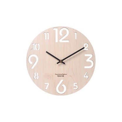 Stylish Nordic Minimalist Wooden Wall Clock