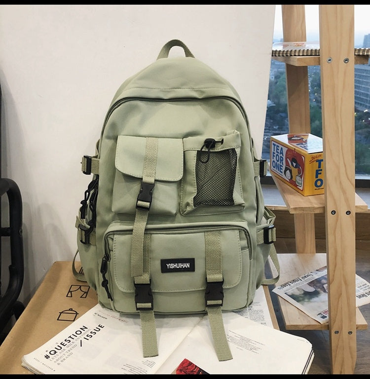 School Bag Female Korean Version Of High School Students Junior High School Students Simple Backpack