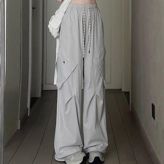 Wide-leg Workwear Casual Pants For Women