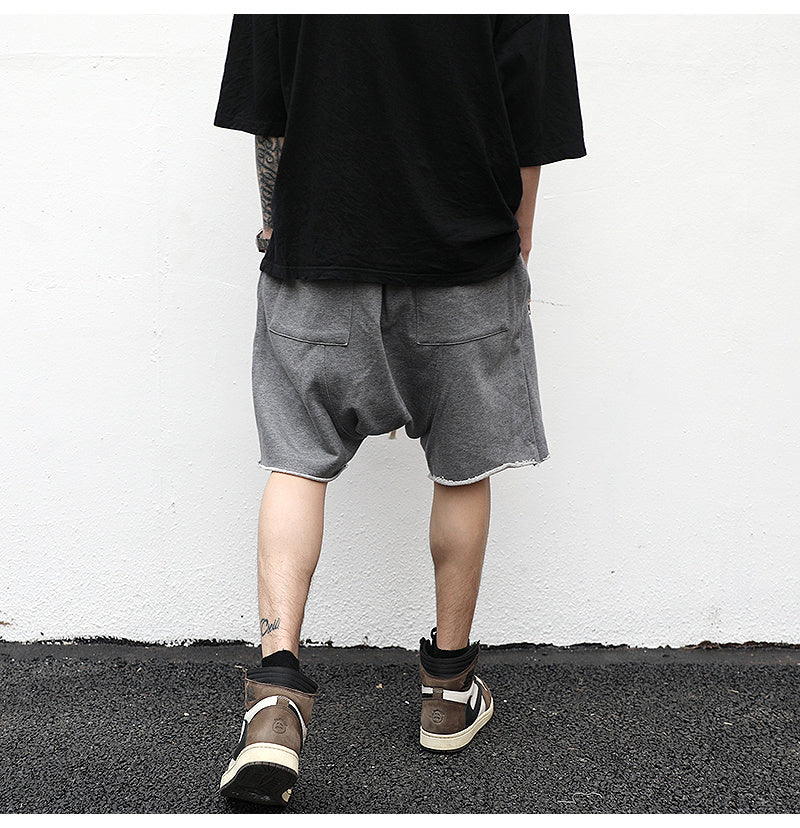 Terry Zippered Shorts