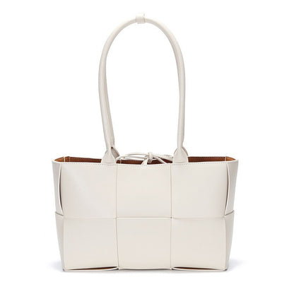 Woven vegetable basket handbag