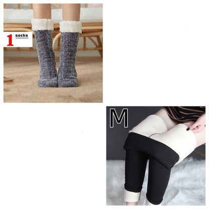 Socks Children Plush Floor Socks Home Slippers