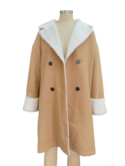 Leisure Commute Woolen Coat For Women