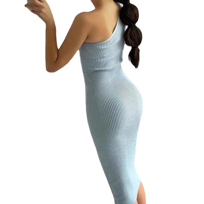 Women's Slim-fit Hip Knitwear Dress