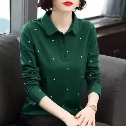 Women's Fashion Personality Polo Top