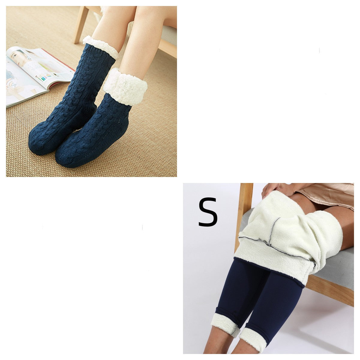 Socks Children Plush Floor Socks Home Slippers