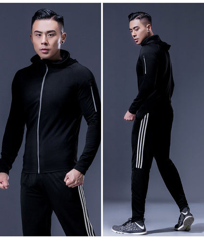 Men'S Fitness Suit Night Running Sportswear Two-Piece Suit