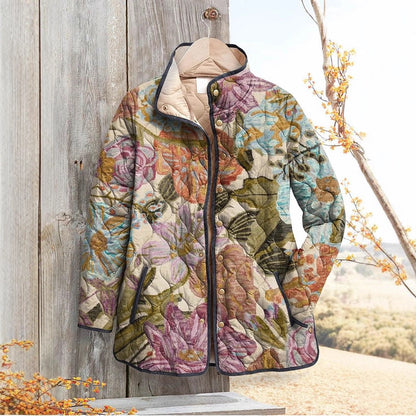 Women's Fashion Tuck Flower Digital Printed Female Cotton Clothing