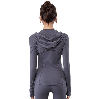 Nude Women's Hooded Sportswear Jacket