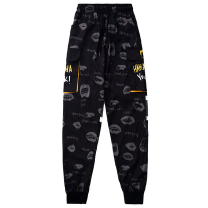 Men's Casual Pants Multi-pocket Drawstring Pants Trend