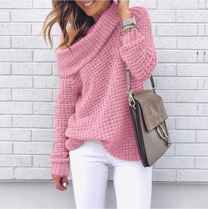 Women's sweater long sleeves loose