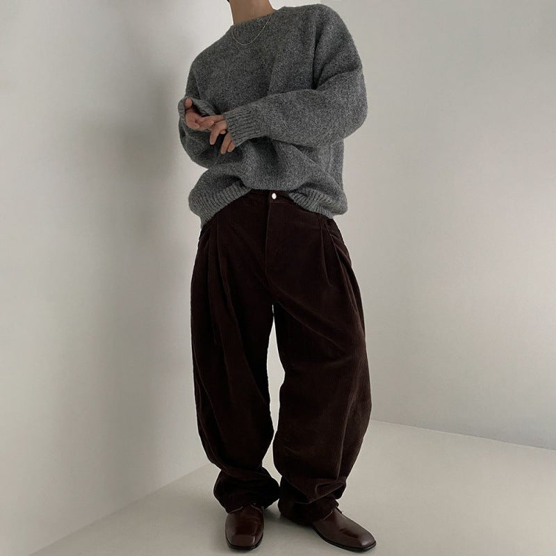 Knitwear Men's Trendy Lazy Pullover Sweater