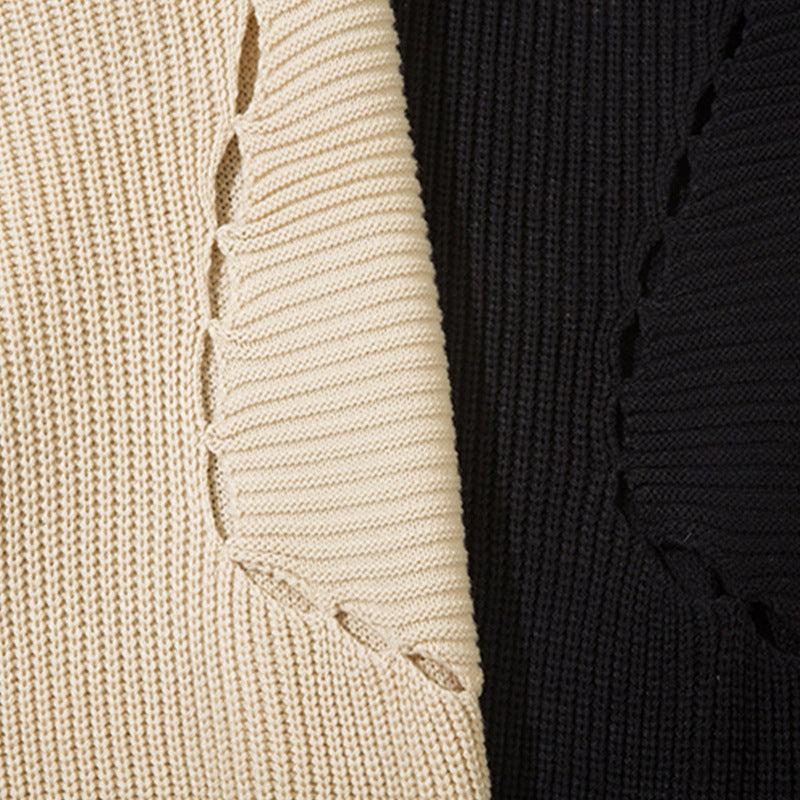 Loose Cotton Knitwear Men's Pullover Sweater