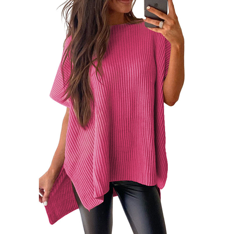 Casual Loose Shoulder Short-sleeved Top For Women