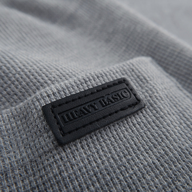 Knitted Long-staple Cotton Yarn Waffle Sweatpants