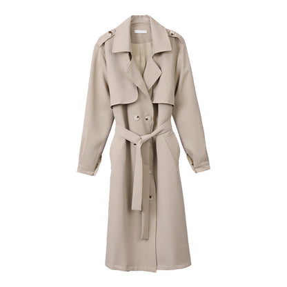 Design Temperament Windbreaker Coat Women