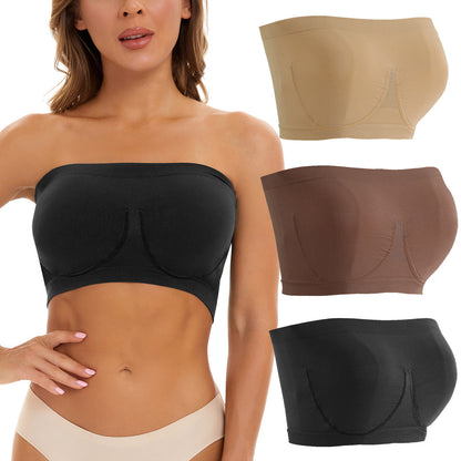 LOBBAY® - Strapless Bandeau Bra (Pack of 3)
