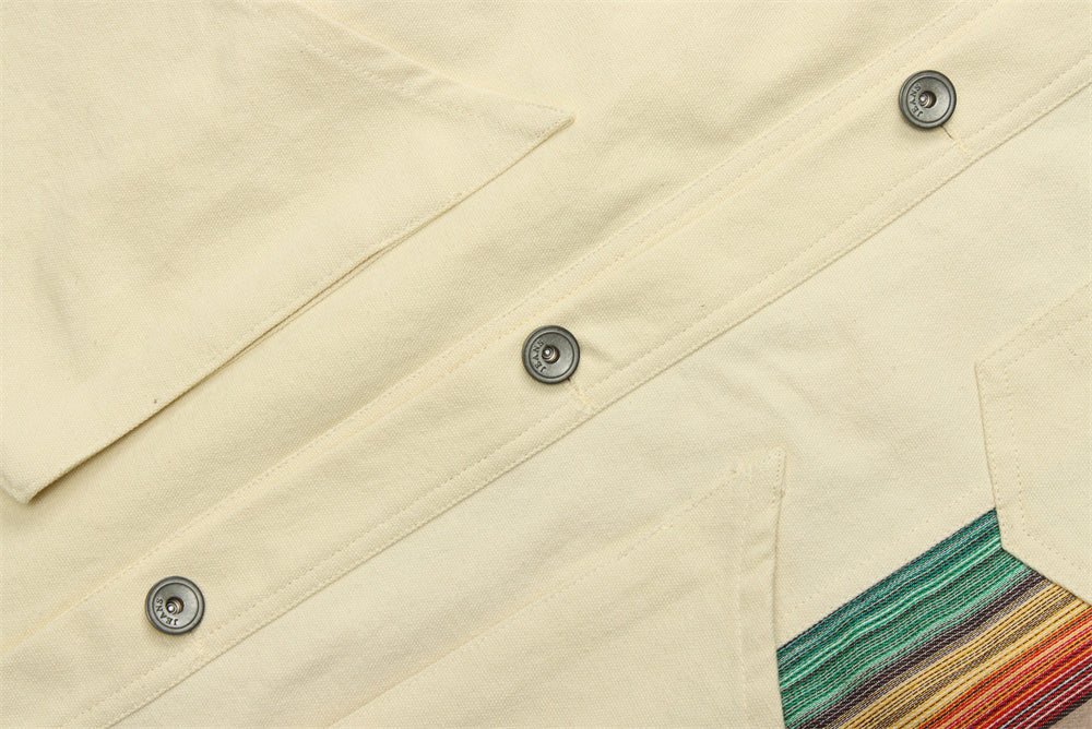 National Style Splicing Coat Men And Women