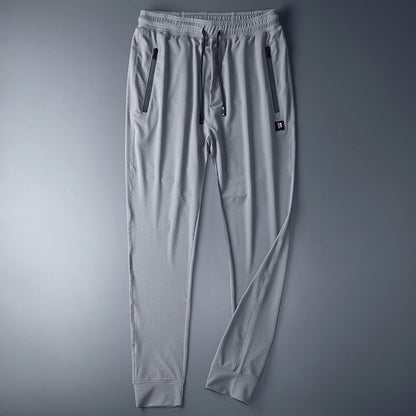 Summer Mesh Ice Silk Casual Pants Men's Large Size Loose Sweatpants
