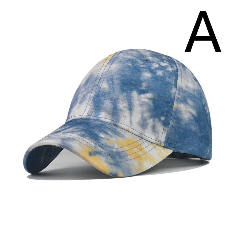Tie-dyed Cotton Men's And Women's Baseball Caps