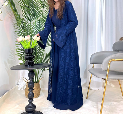 Muslim Fashion Women's Traditional Dress Lace Robe