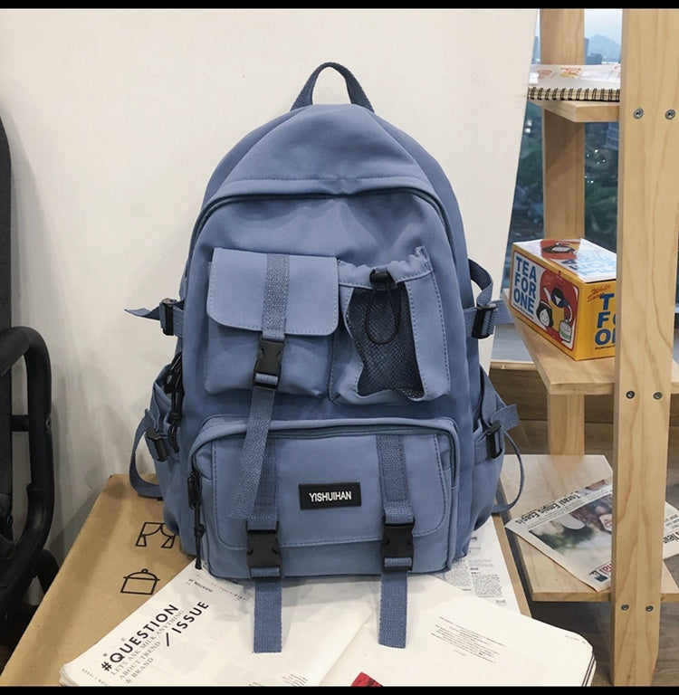 School Bag Female Korean Version Of High School Students Junior High School Students Simple Backpack
