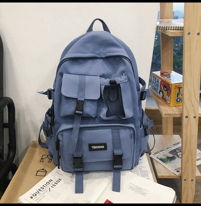 School Bag Female Korean Version Of High School Students Junior High School Students Simple Backpack