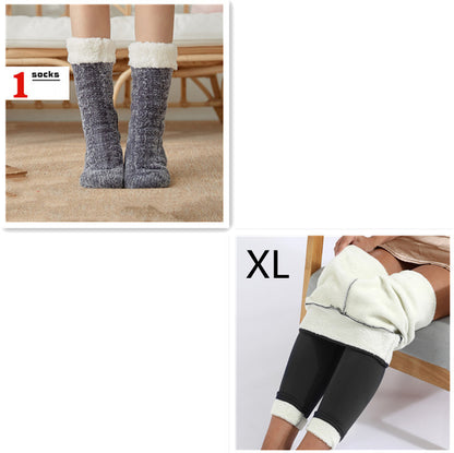 Socks Children Plush Floor Socks Home Slippers