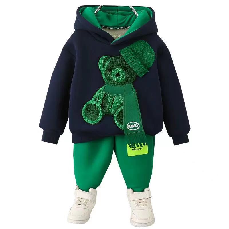 Boys' And Girls' Suit Fashionable Children's Clothing Spring And Autumn Sports Sweater