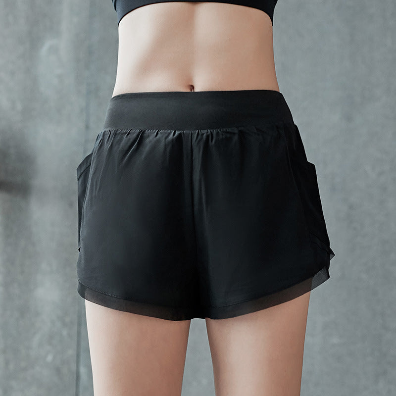 Loose track shorts