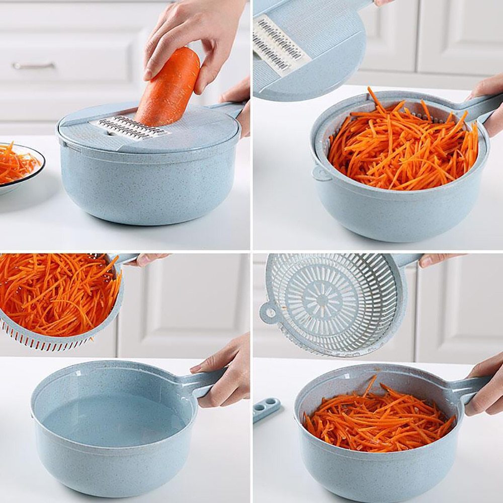 8 In 1 Mandoline Slicer Vegetable | Slicer Potato Peeler Carrot Onion Grater With Strainer | Vegetable Cutter Kitchen Accessories