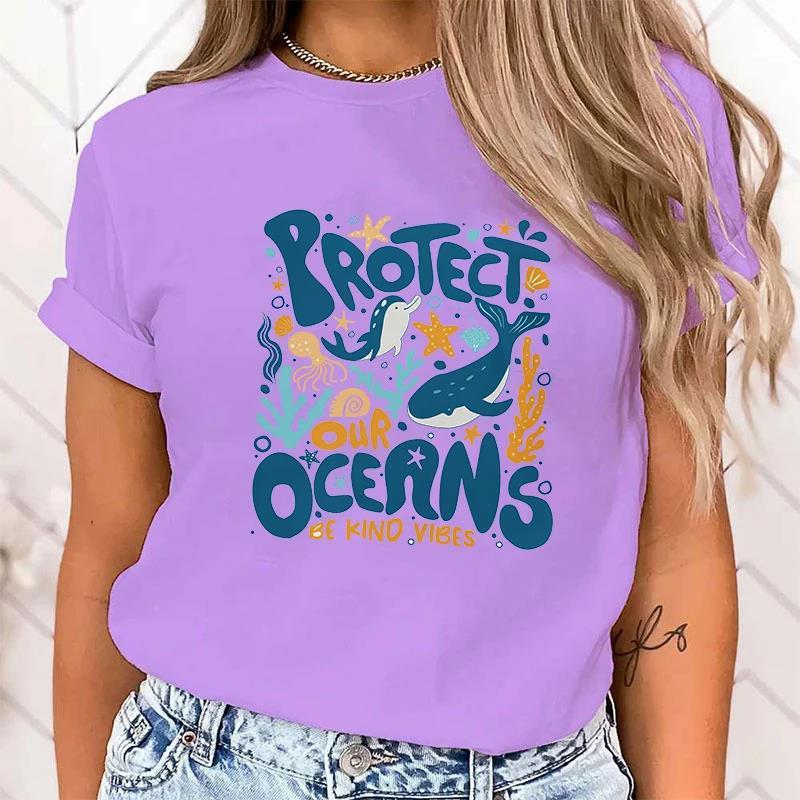 Premium T-shirtHot Protect The Ocean Printed T-Shirts
