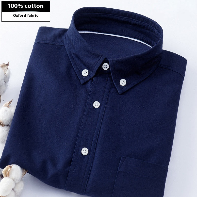 Men's Autumn Long-sleeved Casual Cotton Shirt