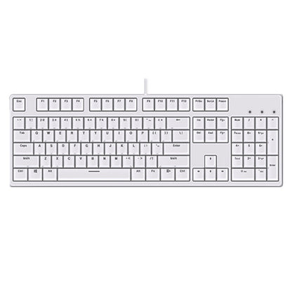 Two-color Keyboard Wired Office Green Black Tea Red Axis Hot Plug Computer