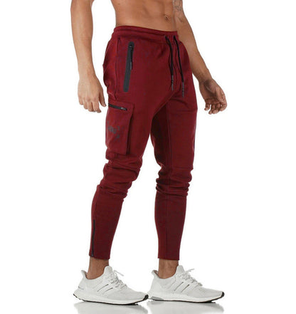 Sports pants men's hanging towel running training pants