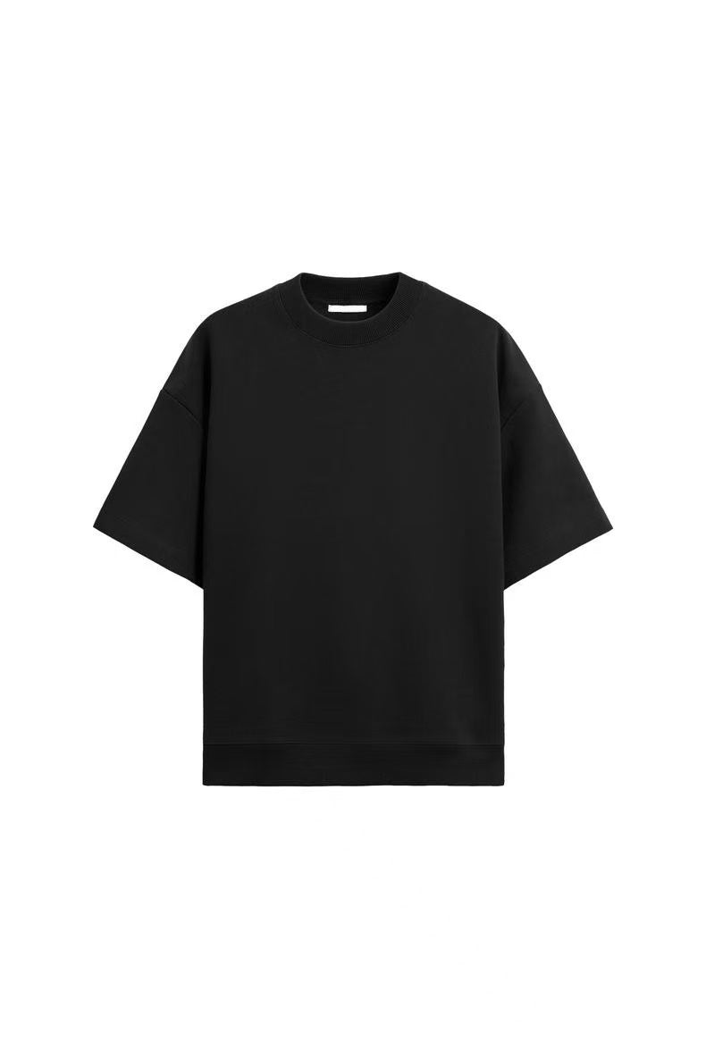 Loose Double-sided Cloth Texture Short Sleeve