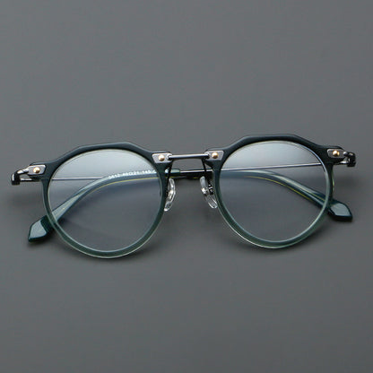 New Glasses 5812 Retro Glasses Rim Metal Optical Glasses