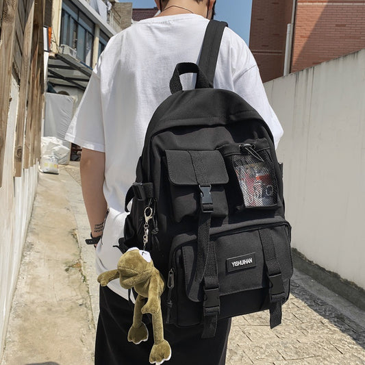 School Bag Female Korean Version Of High School Students Junior High School Students Simple Backpack