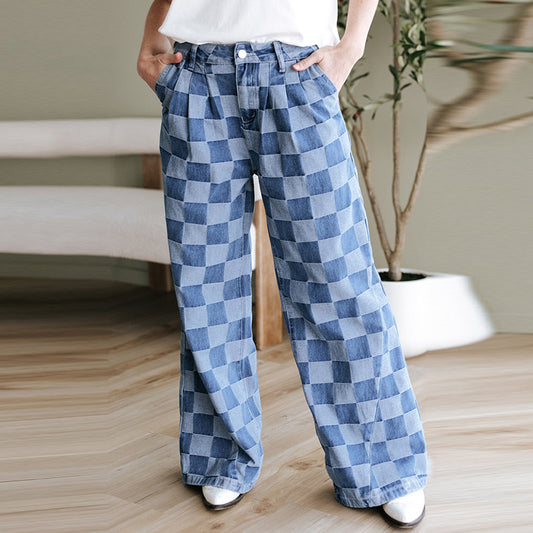 New Loose High Waist Wide-leg Casual Pants Women