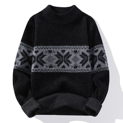 Half Turtleneck Knitwear Teen Fashion