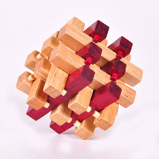 Wooden Educational Toys Burr Puzzle