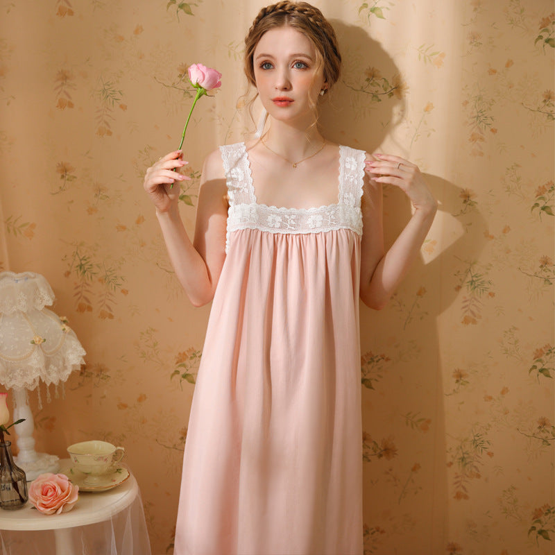 Sleepwear Sleeveless Length Loose And Comfortable