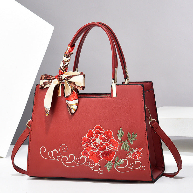 Large Capacity Embroidered Women Bag