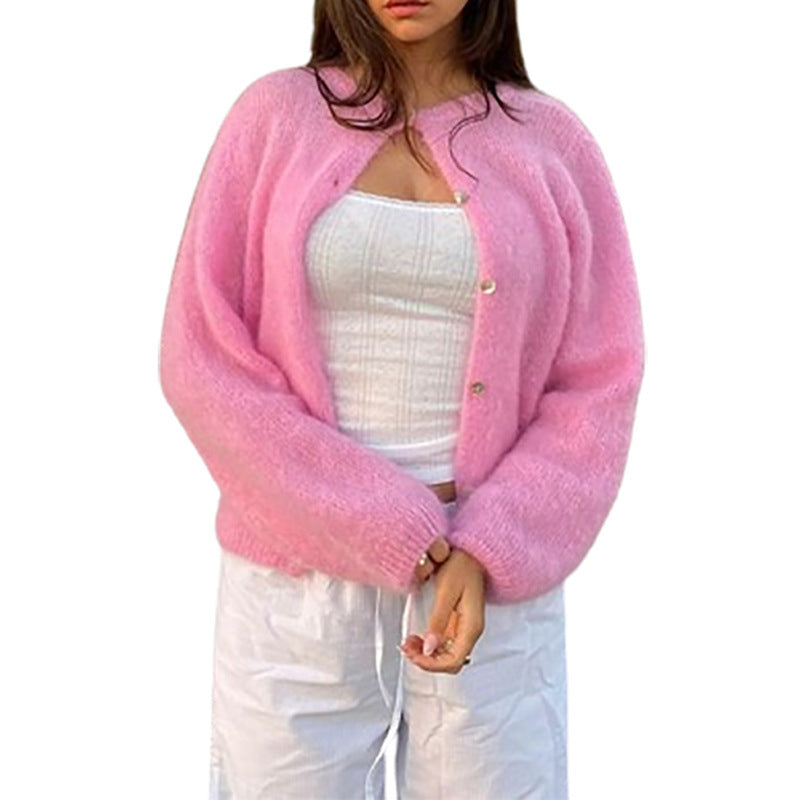 Gentle Knitted Cardigan Coat For Women