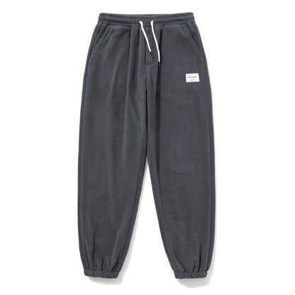 Fleece And Thick Sweatpants For Men's Fashion Loose