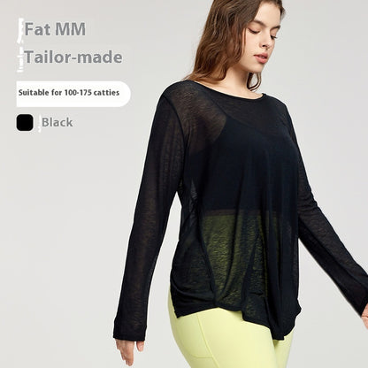 Slimming Long Sleeves Oversized Girls' Top